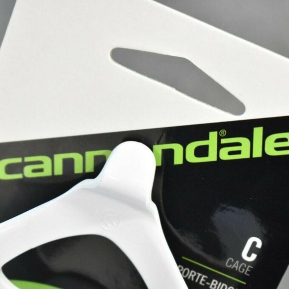 4 Cannondale C Bicycle Water Bottle Cages White/Red for your bike FAMILY pack - Picture 5 of 12